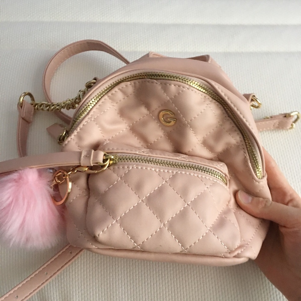 Rose/gold mini guess bag!
